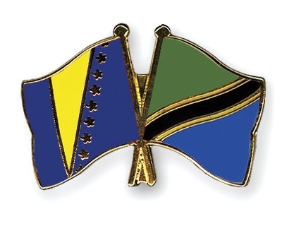 Fahnen Pins Bosnien-und-Herzegowina Tansania