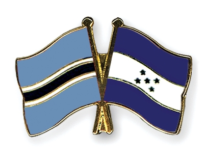 Fahnen Pins Botsuana Honduras