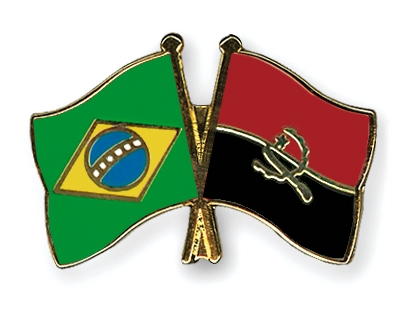 Fahnen Pins Brasilien Angola
