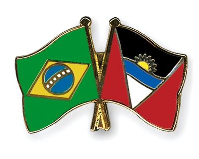Fahnen Pins Brasilien Antigua-und-Barbuda