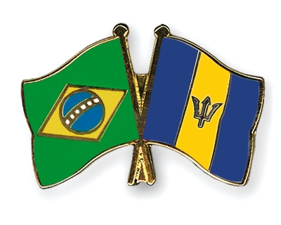 Fahnen Pins Brasilien Barbados