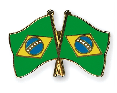 Fahnen Pins Brasilien Brasilien