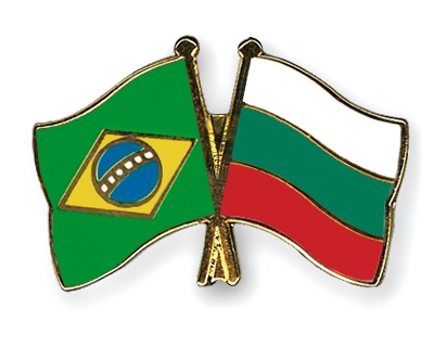 Fahnen Pins Brasilien Bulgarien