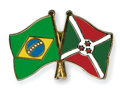Fahnen Pins Brasilien Burundi