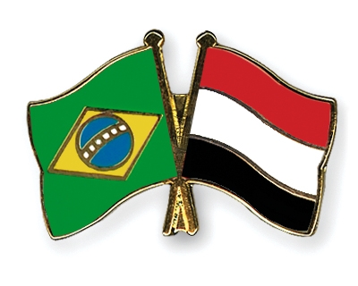 Fahnen Pins Brasilien Jemen