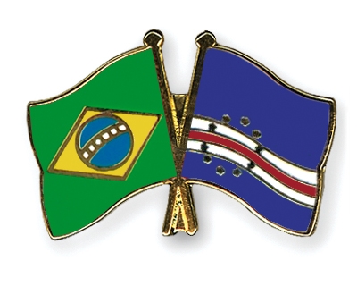 Fahnen Pins Brasilien Kap-Verde