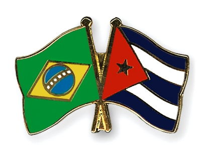 Fahnen Pins Brasilien Kuba