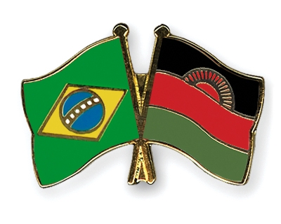 Fahnen Pins Brasilien Malawi