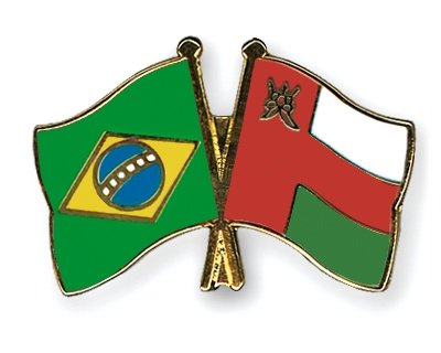 Fahnen Pins Brasilien Oman