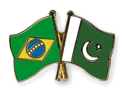 Fahnen Pins Brasilien Pakistan