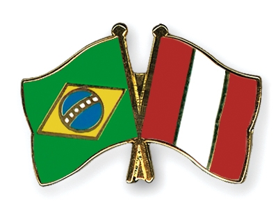 Fahnen Pins Brasilien Peru