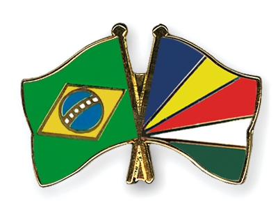 Fahnen Pins Brasilien Seychellen