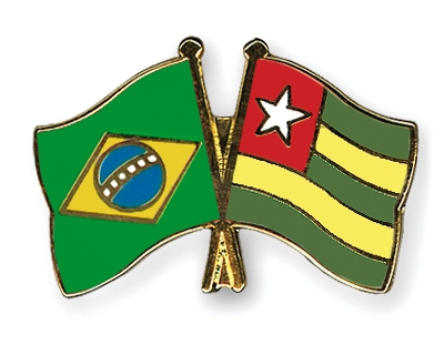 Fahnen Pins Brasilien Togo