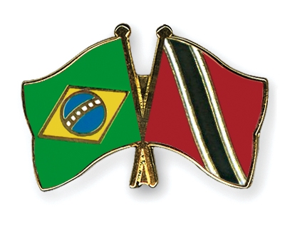 Fahnen Pins Brasilien Trinidad-und-Tobago