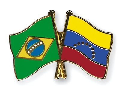 Fahnen Pins Brasilien Venezuela