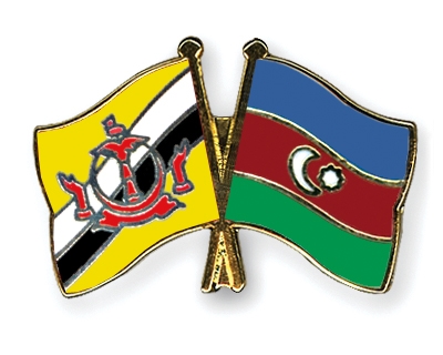 Fahnen Pins Brunei-Darussalam Aserbaidschan