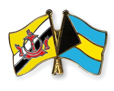 Fahnen Pins Brunei-Darussalam Bahamas