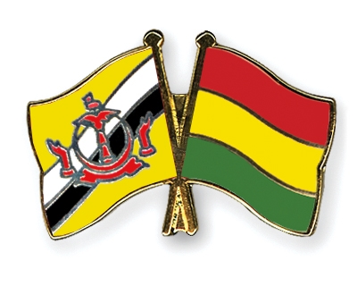 Fahnen Pins Brunei-Darussalam Bolivien