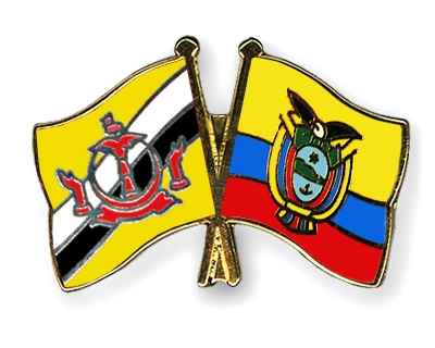 Fahnen Pins Brunei-Darussalam Ecuador