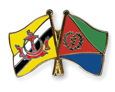 Fahnen Pins Brunei-Darussalam Eritrea