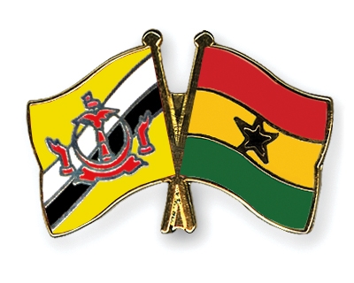 Fahnen Pins Brunei-Darussalam Ghana