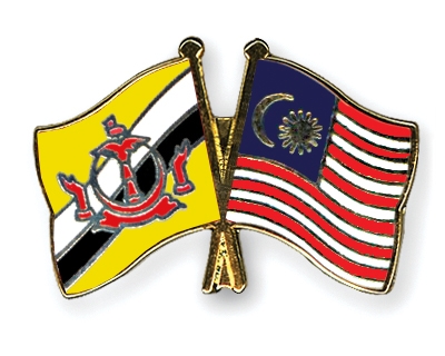 Fahnen Pins Brunei-Darussalam Malaysia