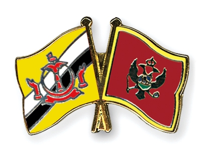 Fahnen Pins Brunei-Darussalam Montenegro