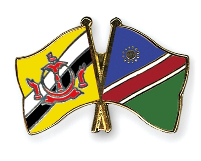Fahnen Pins Brunei-Darussalam Namibia