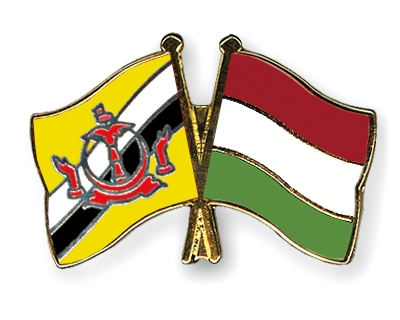 Fahnen Pins Brunei-Darussalam Ungarn