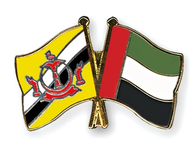 Fahnen Pins Brunei-Darussalam Ver-Arab-Emirate