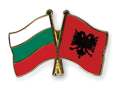 Fahnen Pins Bulgarien Albanien