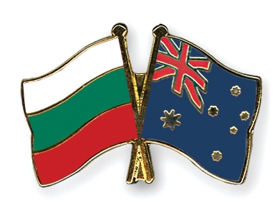 Fahnen Pins Bulgarien Australien