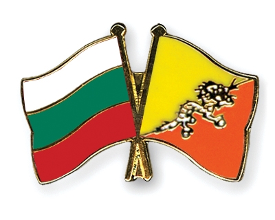 Fahnen Pins Bulgarien Bhutan
