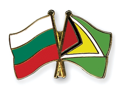 Fahnen Pins Bulgarien Guyana