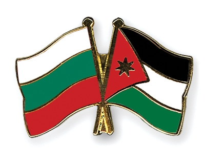 Fahnen Pins Bulgarien Jordanien