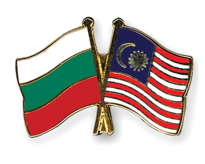Fahnen Pins Bulgarien Malaysia