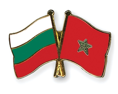 Fahnen Pins Bulgarien Marokko