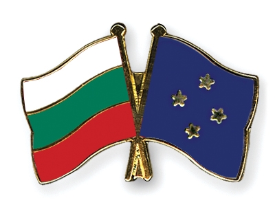 Fahnen Pins Bulgarien Mikronesien