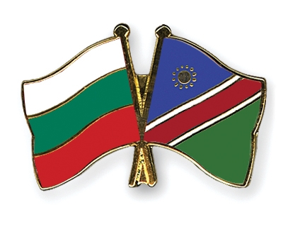 Fahnen Pins Bulgarien Namibia
