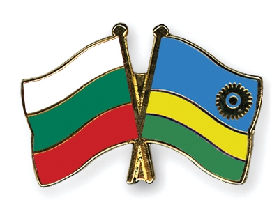 Fahnen Pins Bulgarien Ruanda