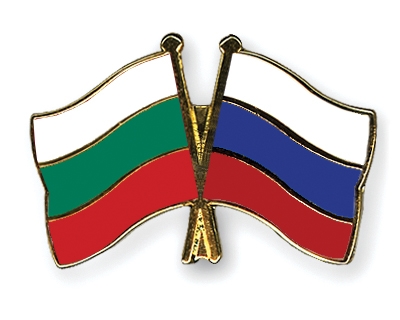 Fahnen Pins Bulgarien Russland