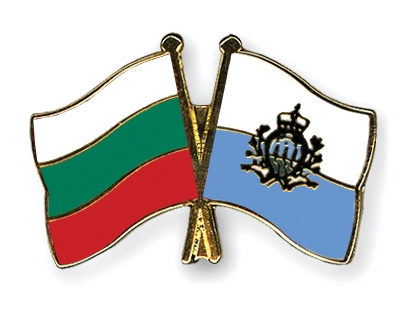 Fahnen Pins Bulgarien San-Marino