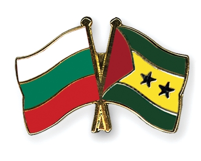 Fahnen Pins Bulgarien Sao-Tome-und-Principe