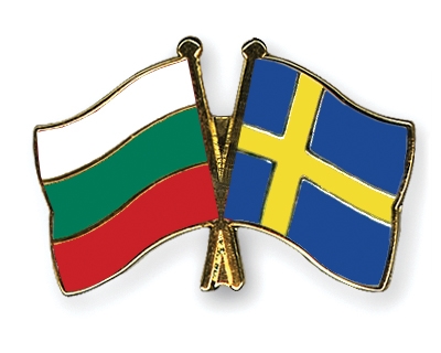 Fahnen Pins Bulgarien Schweden