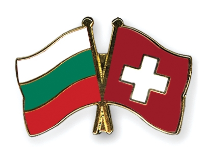 Fahnen Pins Bulgarien Schweiz