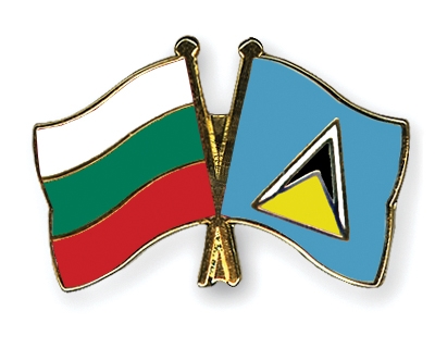 Fahnen Pins Bulgarien St-Lucia
