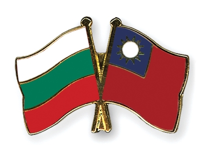 Fahnen Pins Bulgarien Taiwan