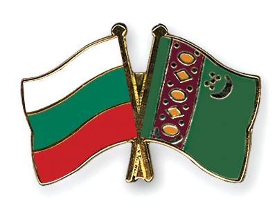 Fahnen Pins Bulgarien Turkmenistan