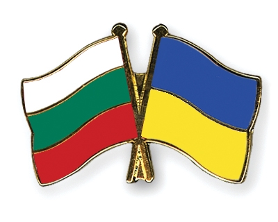 Fahnen Pins Bulgarien Ukraine