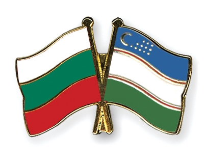 Fahnen Pins Bulgarien Usbekistan